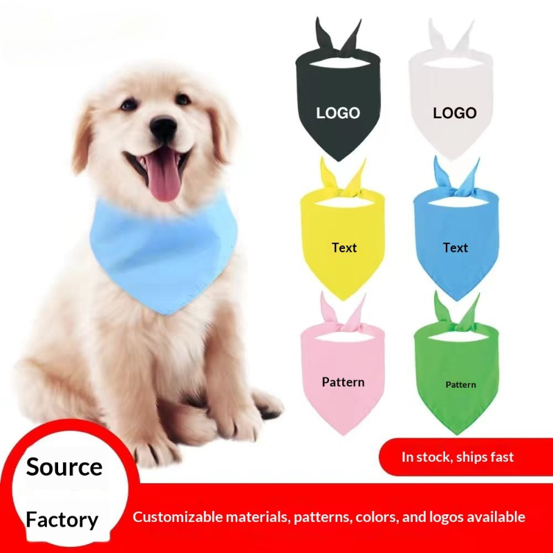 Dog Bandana Scarf - 남녀 웨딩 파티용 맞춤형 헤드스카프, 로고