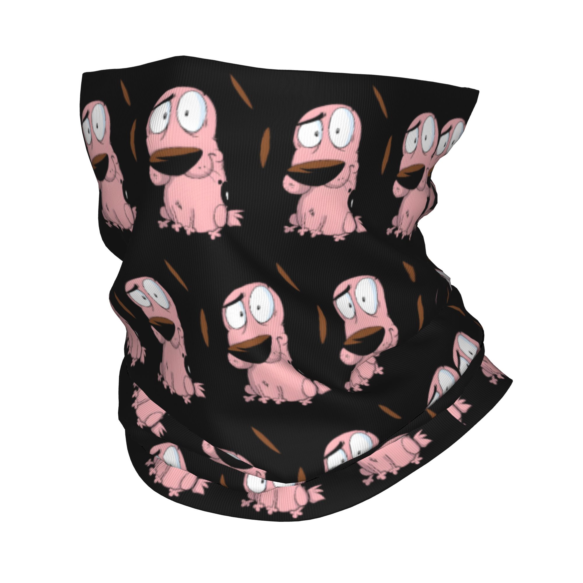 Dog Bandana Scarf - 맞춤형 만화 용기 강아지 겨울 헤드밴드