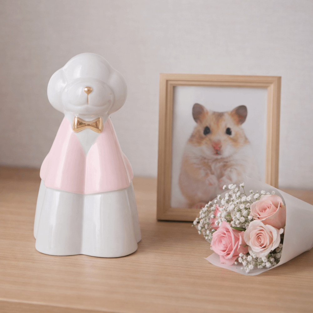 Pet Supplies Stores - 개 모양 애완동물 추모 유골함 밀봉