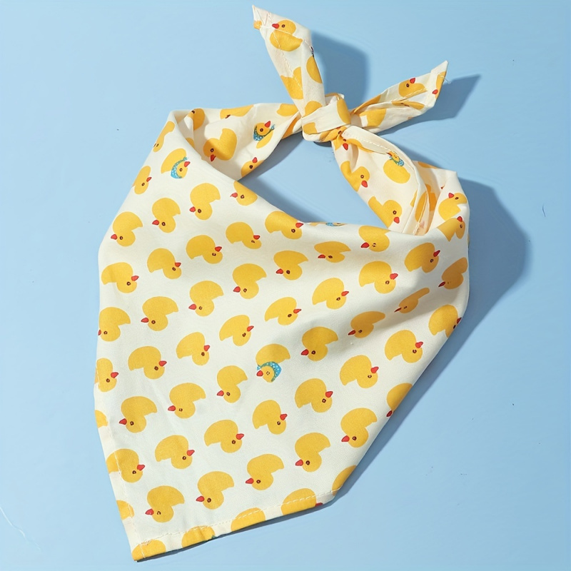 Dog Bandana Scarf - 세련된 개 반다나, 부드럽고 흡수성 애완