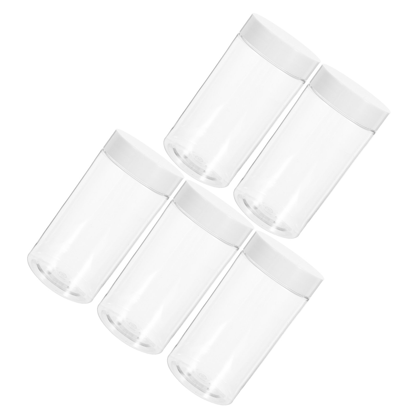 Pet Supplies Stores - 5Pcs 투명한 원형 돈 상자 기념