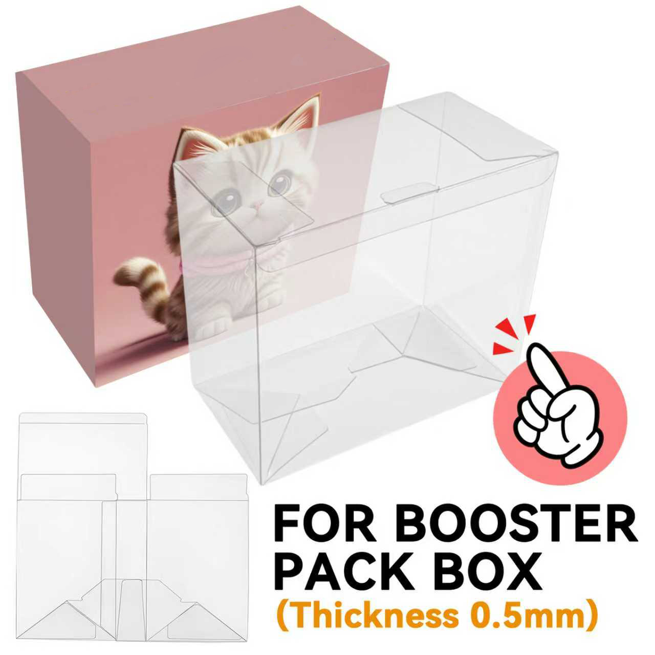 Pet Supplies Stores - 5/10개 PTCG TCG 카드용 투명 PET