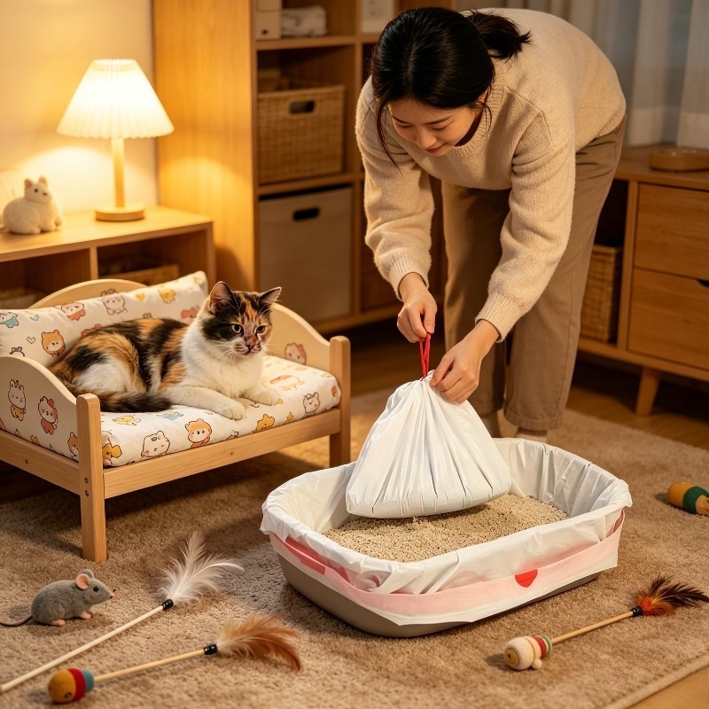 2/4롤 일회용 애완동물 배변 봉투 대용량 깨끗한 고양 - Pet Supplies Stores 리뷰 및 가격