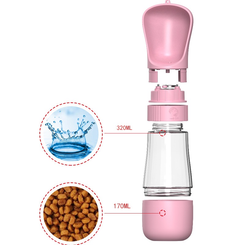 작은 대형 개를위한 2 In 1 휴대용 개 물병 고양이 - Pet Supplies Plus 리뷰 및 가격