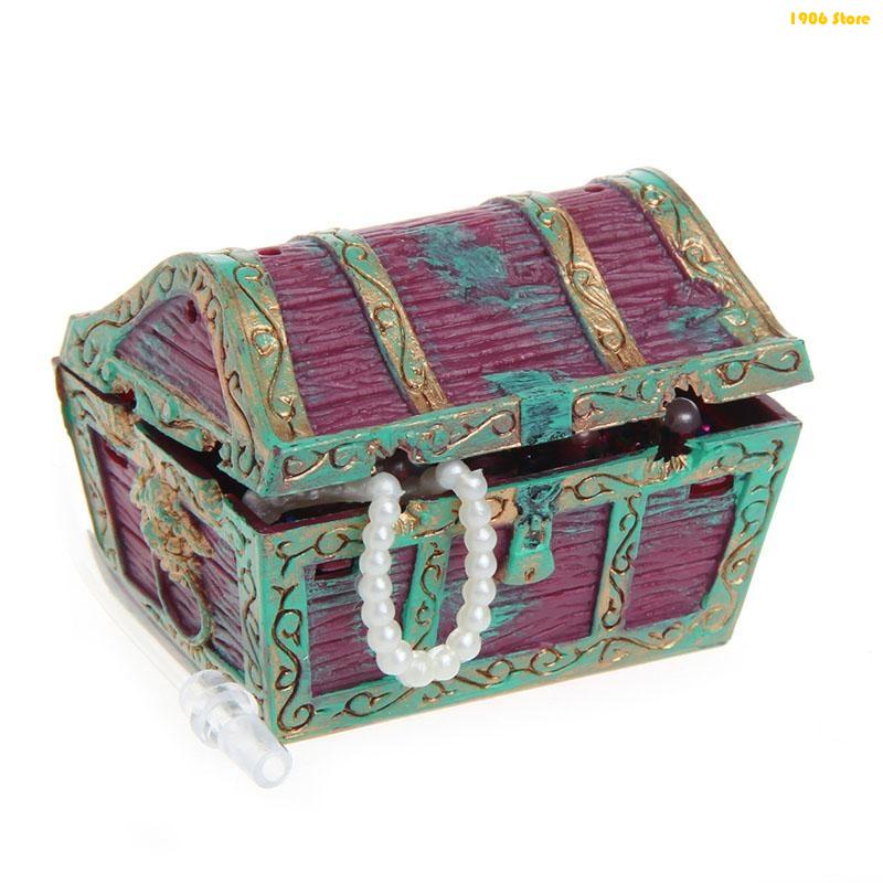 U1JB 수족관 보물 상자 장식 수지 보물 상자 모든  - Pet X Supplies & Tack Howell Mi 리뷰 및 가격