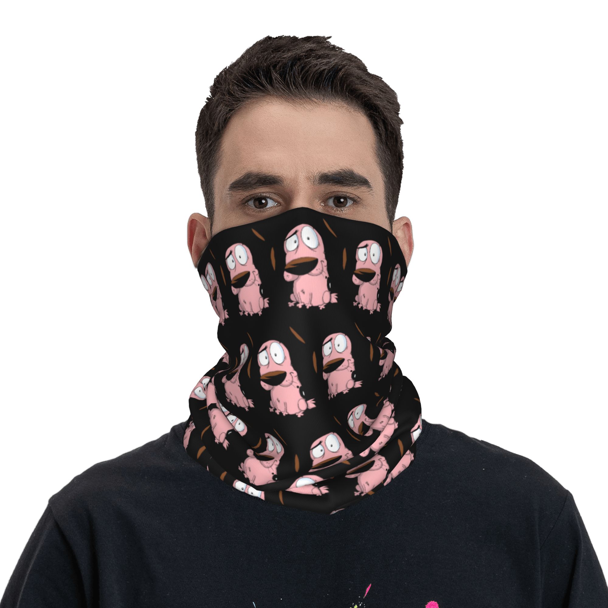 맞춤형 만화 용기 강아지 겨울 헤드밴드 넥워머 여성 남 - Dog Bandana Scarf 리뷰 및 가격