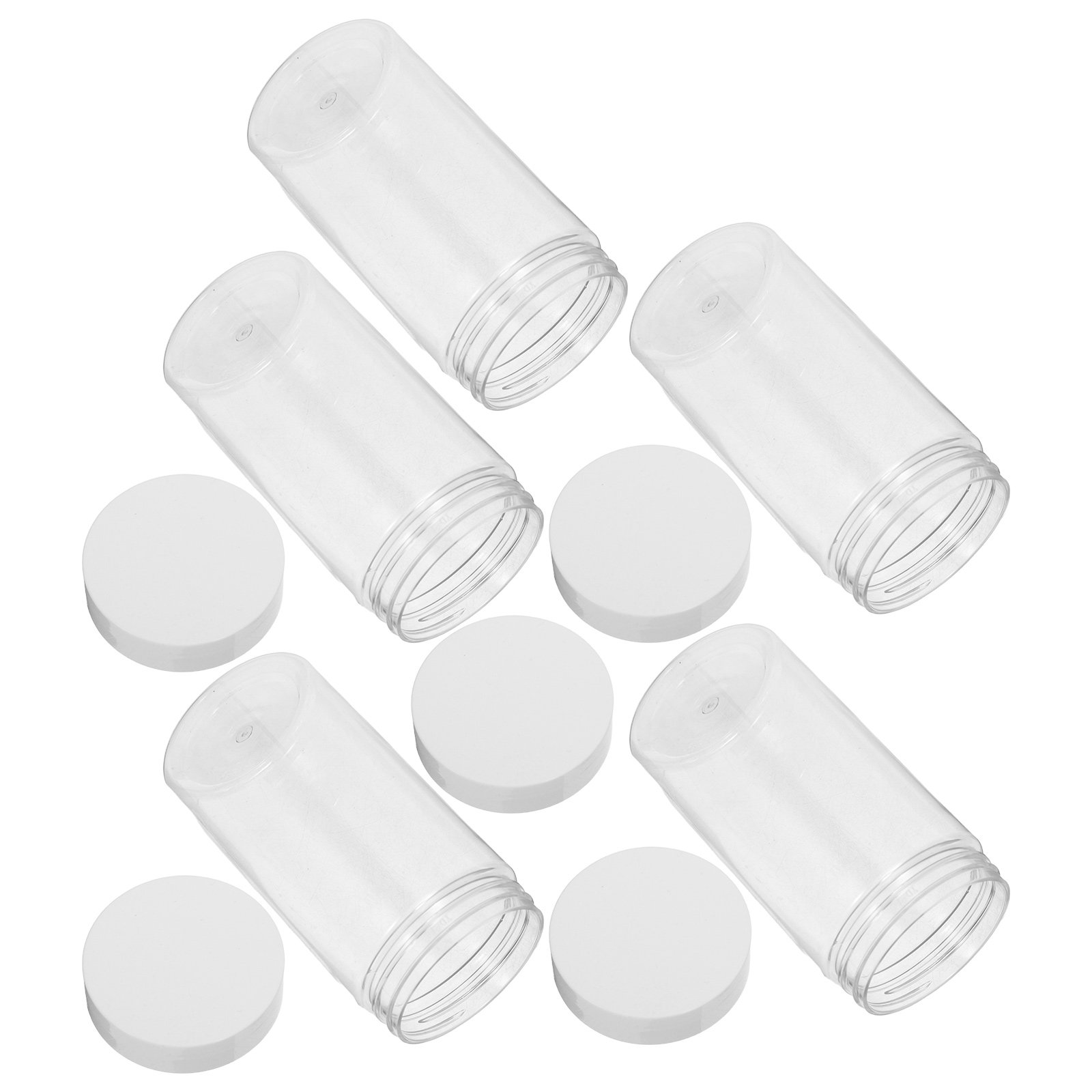 5Pcs 투명한 원형 돈 상자 기념 동전 먼지 없는 보 - Pet Supplies Stores 리뷰 및 가격
