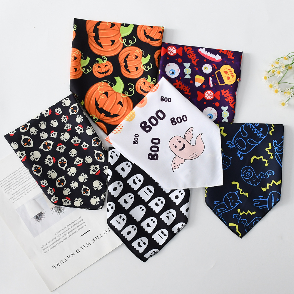 할로윈 강아지/고양이 반다나, 귀여운 애완동물 삼각 스 - Dog Bandana Scarf 리뷰 및 가격